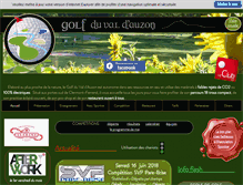 Tablet Screenshot of golfduvaldauzon.com
